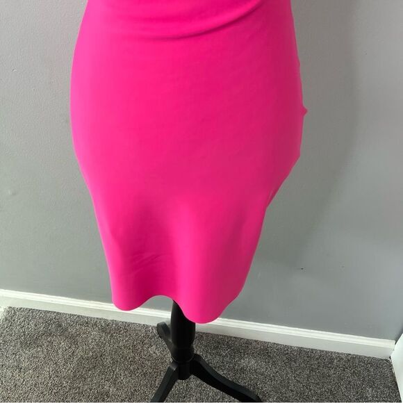 Sz 36 CHIARA BONI LA PETITE ROBE Vissia Off-Shoulder Shirred-Sleeve Mini Dress - Picture 9 of 12